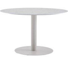 Nahar masası JYSK Vamdrup, polad/sement, 120x74 sm, bej