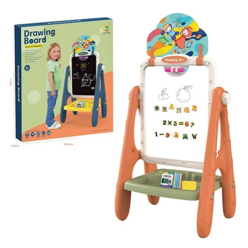 Rəsm çəkmə üçün lövhə M4181_1, 69x36.5x25.5 sm, narıncı