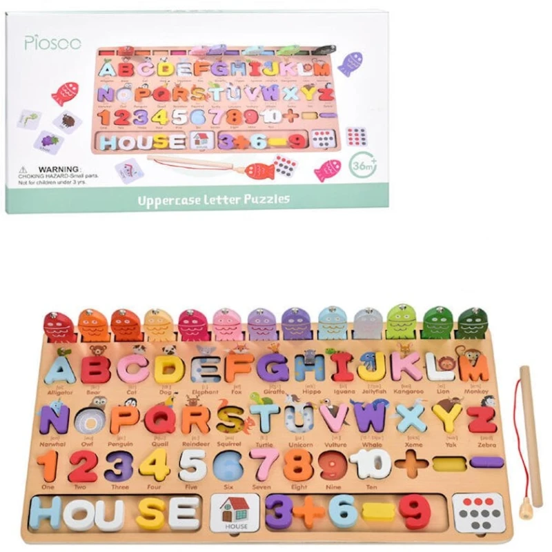 İnkişaf etdirən oyun Cartoon fishing game 02-126 Piosoo, 3+ yaş