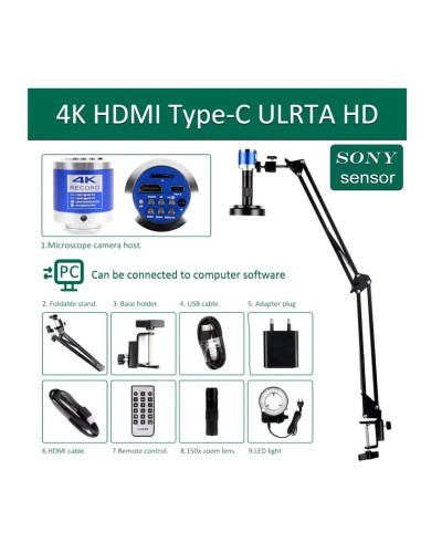 Цифровой микроскоп Sony Sensor 48Mp 4K XHU4003
