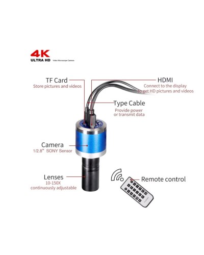 Цифровой микроскоп Sony Sensor 48Mp 4K XHU4003