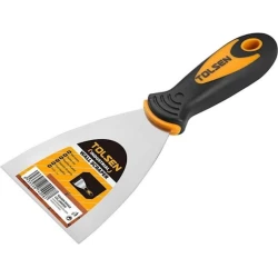 Шпатель Tolsen 41012 малярный, 40 мм, сталь/термопластическая резина, серый/черный