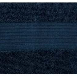 Полотенце для рук JYSK Karlstad By Kronborg, 40x60 см, хлопок, тёмно-синий