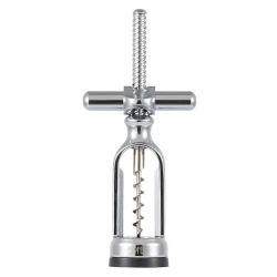 Штопор Gipfel 51811, 15 см, сплав цинка/пластик, серебристый Штопор Gipfel 51811, 15 см, сплав цинка/пластик, серебристый