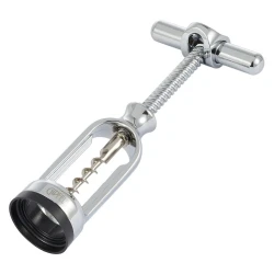 Штопор Gipfel 51811, 15 см, сплав цинка/пластик, серебристый Штопор Gipfel 51811, 15 см, сплав цинка/пластик, серебристый