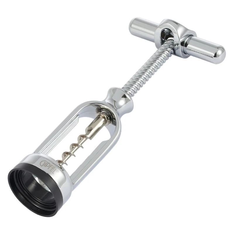 Штопор Gipfel 51811, 15 см, сплав цинка/пластик, серебристый Штопор Gipfel 51811, 15 см, сплав цинка/пластик, серебристый