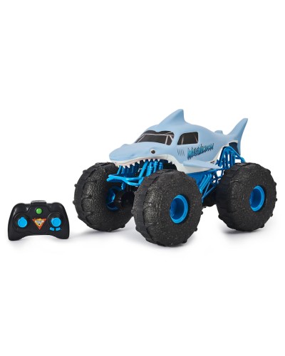 Radio ilə idarə olunan maşın Spin Master Monster Jam Megalodon, 4 yaşdan, mavi