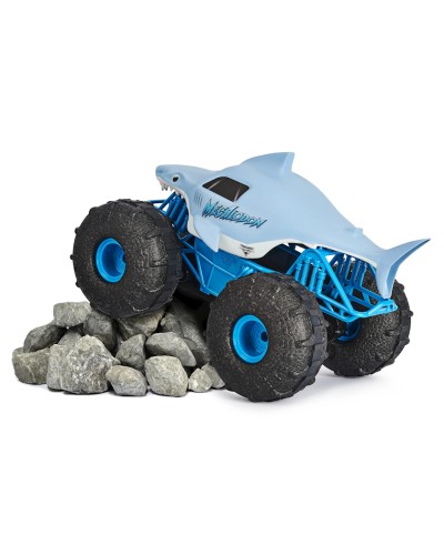 Radio ilə idarə olunan maşın Spin Master Monster Jam Megalodon, 4 yaşdan, mavi