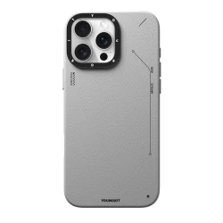 Youngkit iphone 16 pro max Sadə Matte Dəri Case