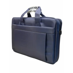 Сумка для ноутбука, нейлон, синяя, 40x27 см