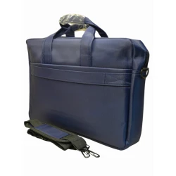 Сумка для ноутбука, нейлон, синяя, 40x27 см