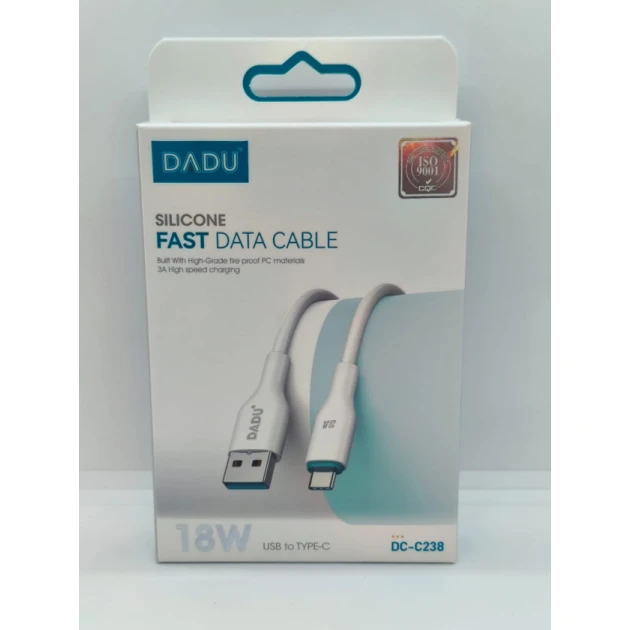 Кабель Dadu DC-C238 USB to Type-C 18W Кабель Dadu DC-C238 USB to Type-C 18W