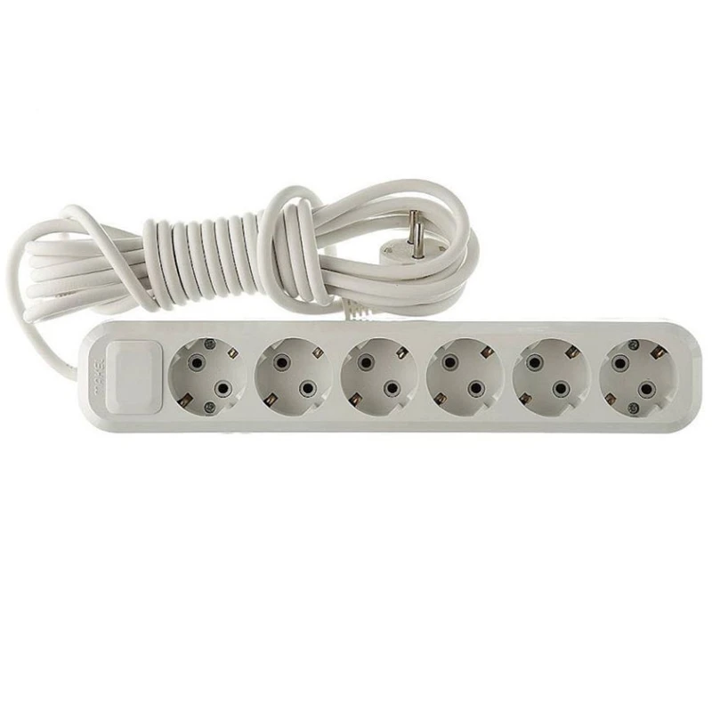 Удлинитель Makel MGP184, 5 м, 6 розеток Удлинитель Makel MGP184, 5 м, 6 розеток