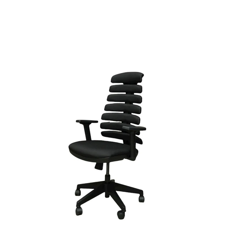 Кресло офисное Casella SP 25 Crepe 01, 118х50 см, черное Кресло офисное Casella SP 25 Crepe 01, 118х50 см, черное