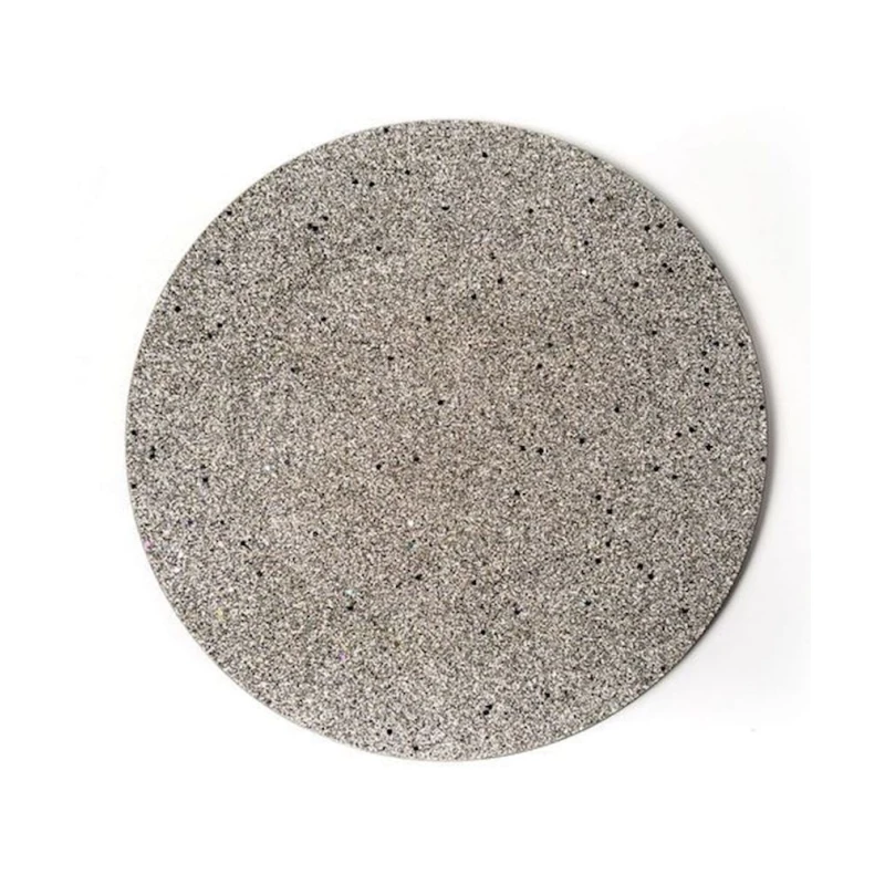 Подставка Hom-me круг, 33 см, меламин, Серебристый