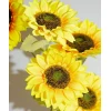 Искусственный букет Hom-me 102969 Подсолнухи, 97 см, желтый