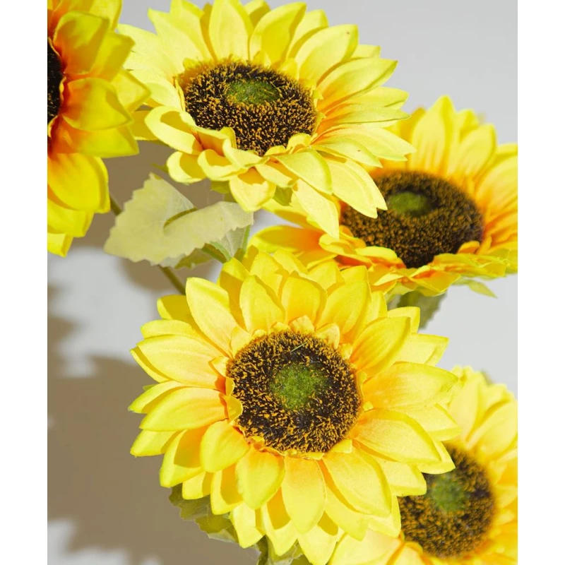 Искусственный букет Hom-me 102969 Подсолнухи, 97 см, желтый