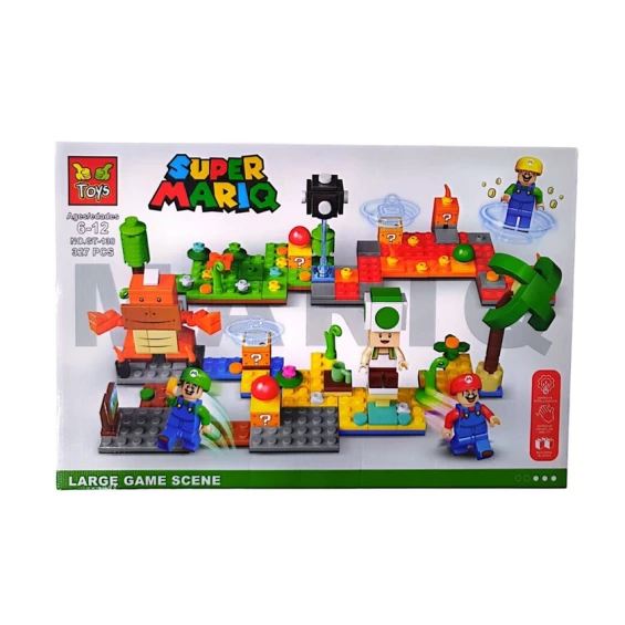 Konstruktor Super Mariq, 6-12 yaş, 327 hissə