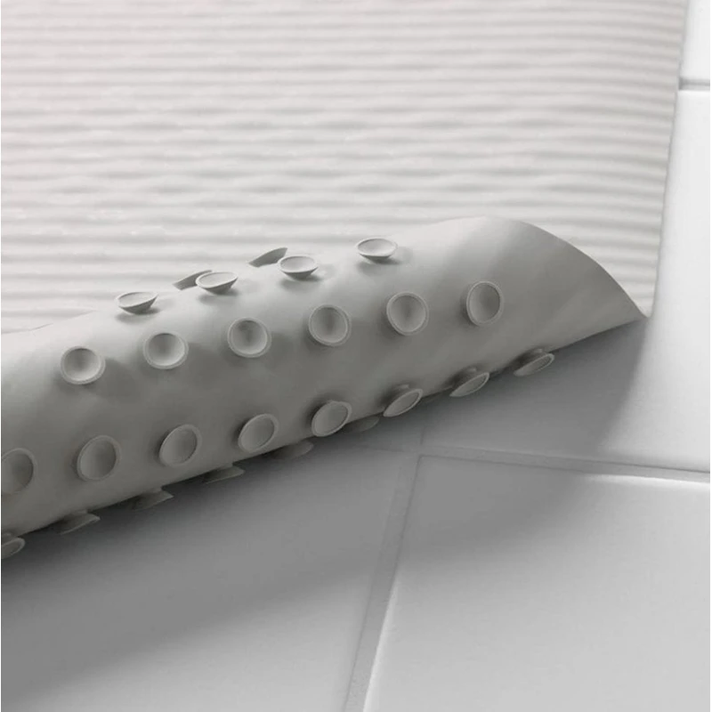 Коврик для ванной IKEA Doppa, 33x84 см, каучук, светло-серый Коврик для ванной IKEA Doppa, 33x84 см, каучук, светло-серый