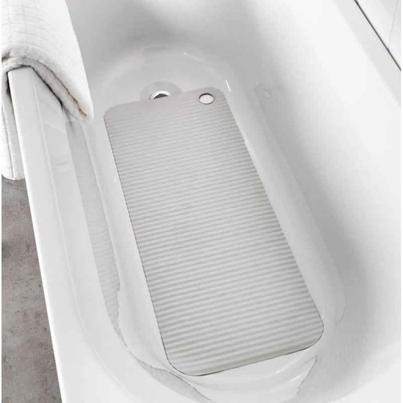 Коврик для ванной IKEA Doppa, 33x84 см, каучук, светло-серый Коврик для ванной IKEA Doppa, 33x84 см, каучук, светло-серый