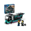 Конструктор LEGO City Race Car and Car Carrier Truck 60406, 6+ лет, 328 элементов