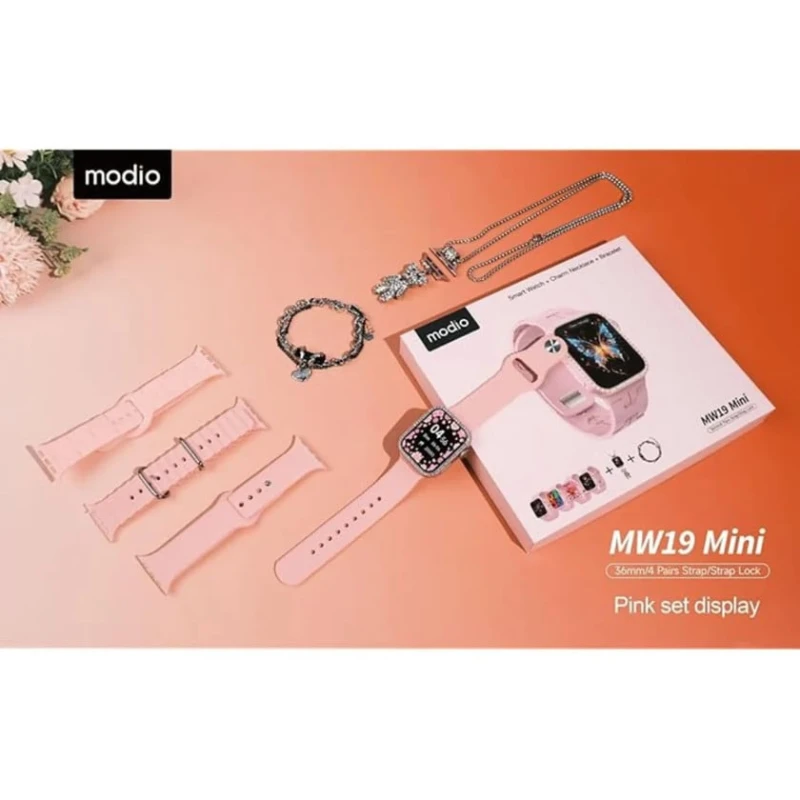 Умные часы Modio MW 19 Mini розовые