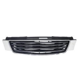 Решетка переднего бампера для автомобиля Gentra A-131, серебристая