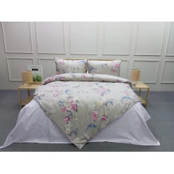 Комплект постельного белья Elegant SHA-00004629, пододеяльник 160x220 см, простыня 160x240 см, наволочкa 50x70 см, односпальный, разноцветный