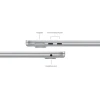 Ноутбук Apple Macbook Air 13.6 M3 2024 8GB/256GB Silver Ноутбук Apple Macbook Air 13.6 M3 2024 8GB/256GB Silver