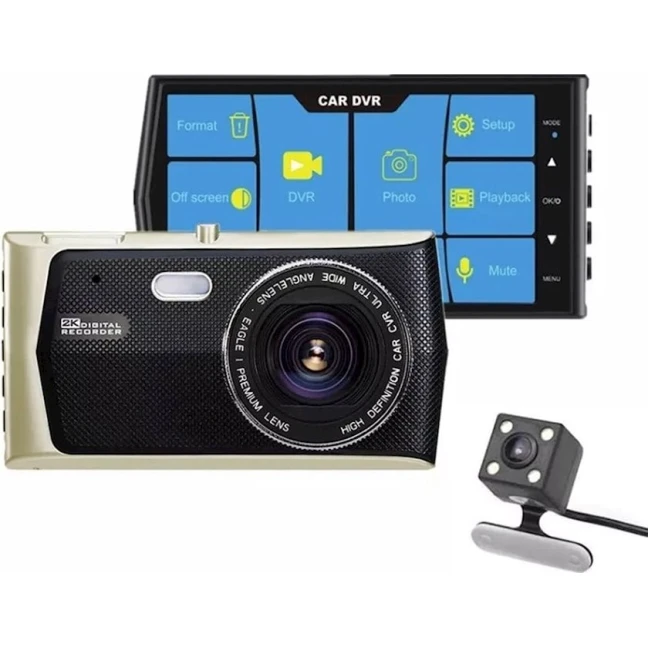 Видеорегистратор с 2 камерами 02