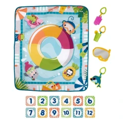Игровой коврик Fisher-Price Бассейн, 9х12.7х14 см, разноцветный, 0+ месяцев