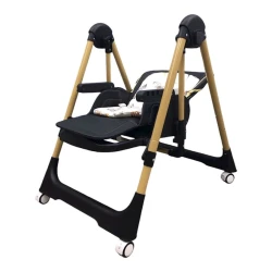 Детский стульчик для кормления TB-5917BC, черный, 88x35x28 см, 4 месяца+