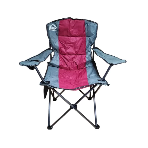 Складной стул для кемпинга Camp Master, красный/серый Складной стул для кемпинга Camp Master, красный/серый