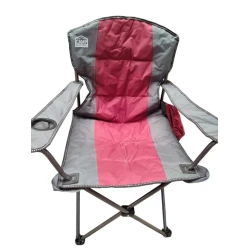 Складной стул для кемпинга Camp Master, красный/серый Складной стул для кемпинга Camp Master, красный/серый