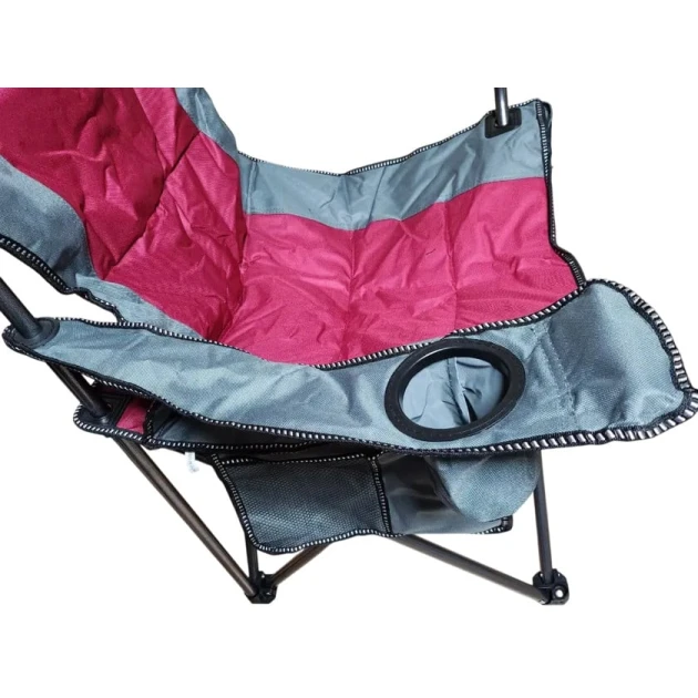 Складной стул для кемпинга Camp Master, красный/серый Складной стул для кемпинга Camp Master, красный/серый