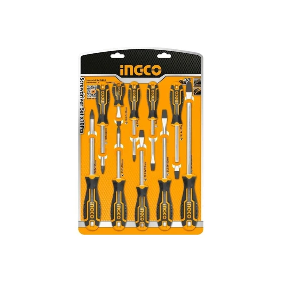 Набор отверток Ingco HKSD1028, 10 шт