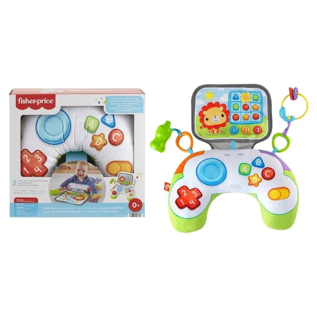 Развивающая игрушка Fisher-Price Littlest Gamer Tummy Wedge Sensory, разноцветный Развивающая игрушка Fisher-Price Littlest Gamer Tummy Wedge Sensory, разноцветный