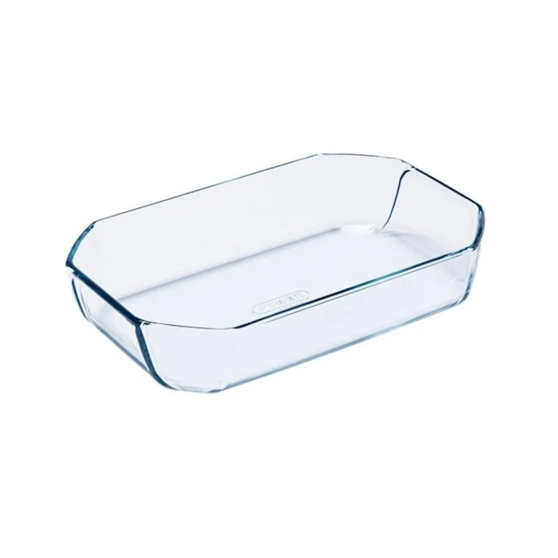 Bişirmə üçün qab Pyrex Inspiration Glass Dish, 27x18 sm, şüşə, şəffaf