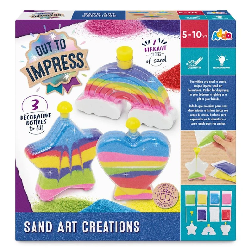 Кинетический песок Addo Play LTD Oti Sand Art Kit 318-19149-B, 3+ лет Кинетический песок Addo Play LTD Oti Sand Art Kit 318-19149-B, 3+ лет