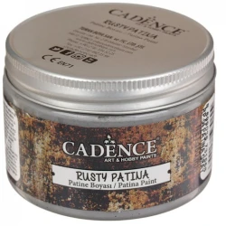 Краска для эффекта патины и ржавчины Cadence Rusty Patina, Gray, серый, 150 мл