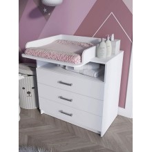 Komod, 77x75x33 sm, LDSP, ağ