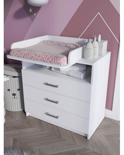 Komod, 77x75x33 sm, LDSP, ağ