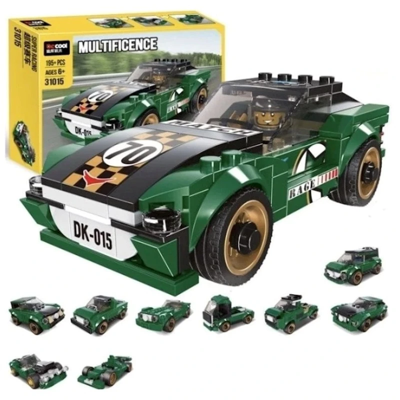 Blok konstruktor Decool Multificence Super Racing 31015, 195 element Blok konstruktor Decool Multificence Super Racing 31015, 195 element