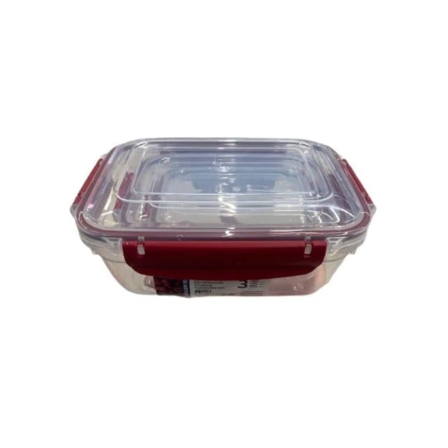 Набор контейнеров для хранения продуктов Jana Kitchen, пластик, прозрачный Набор контейнеров для хранения продуктов Jana Kitchen, пластик, прозрачный