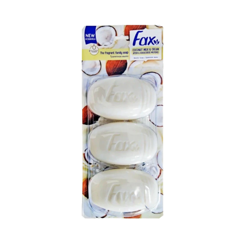 Tualet sabunu Fax Coconut Milk & Cream 3х110 q