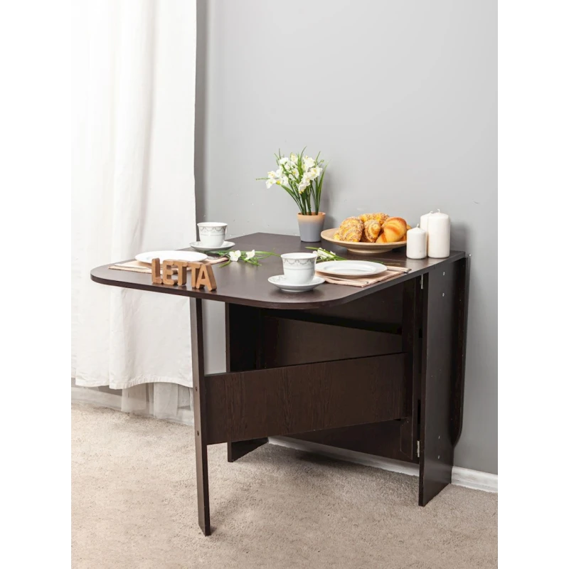 Обеденный стол, коричневый, ЛДСП, 160x75x75 см Обеденный стол, коричневый, ЛДСП, 160x75x75 см