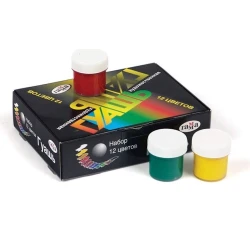 Гуашь Гамма, 12 цветов, 20 мл, 3+ лет