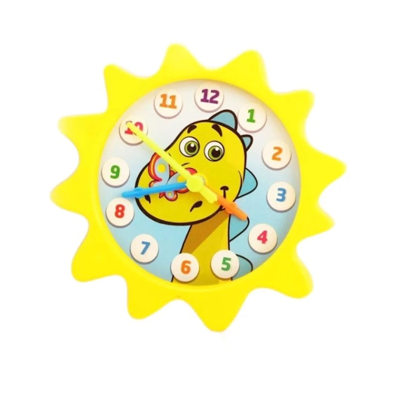 Развивающая игрушка Zabiaka Часики Изучаем время, с 3 лет, пластик, желтый Развивающая игрушка Zabiaka Часики Изучаем время, с 3 лет, пластик, желтый