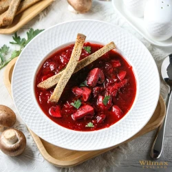 Набор тарелок Wilmax WL-880102/A, 6 шт, 22.5 см, фарфор, белый