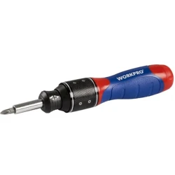 Отвертка с трещоткой Workpro WP221055, CR-V, 32 шт